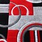 Flash Furniture Red 3' x 16' Geometric Abstract Area Rug KP-RG953-316-RD-GG - alternate 5